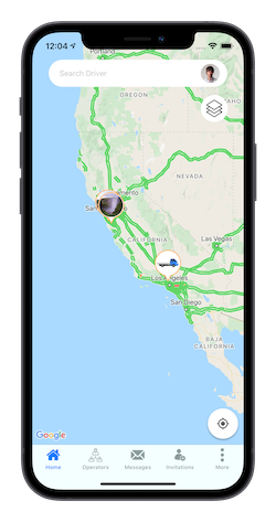 transport tracking app